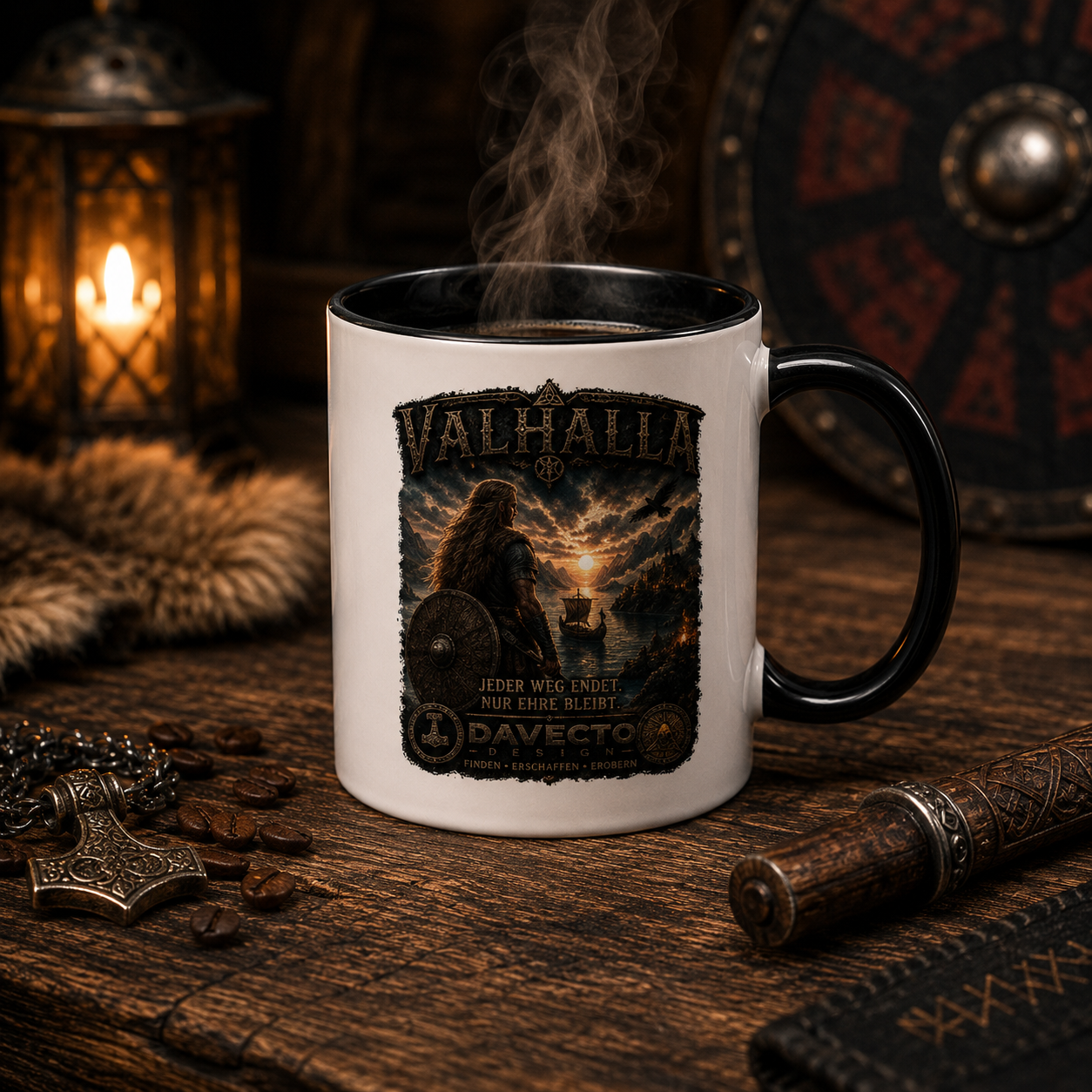 DAVECTO Jeder Weg endet Tasse